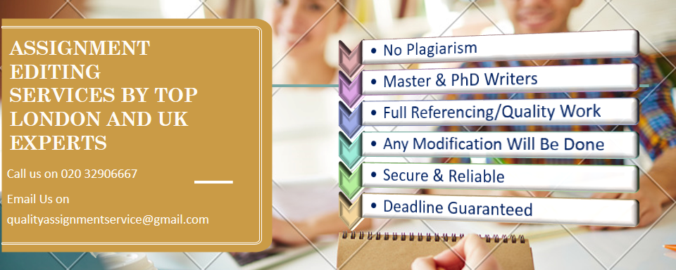 Assignment Editing Services UK